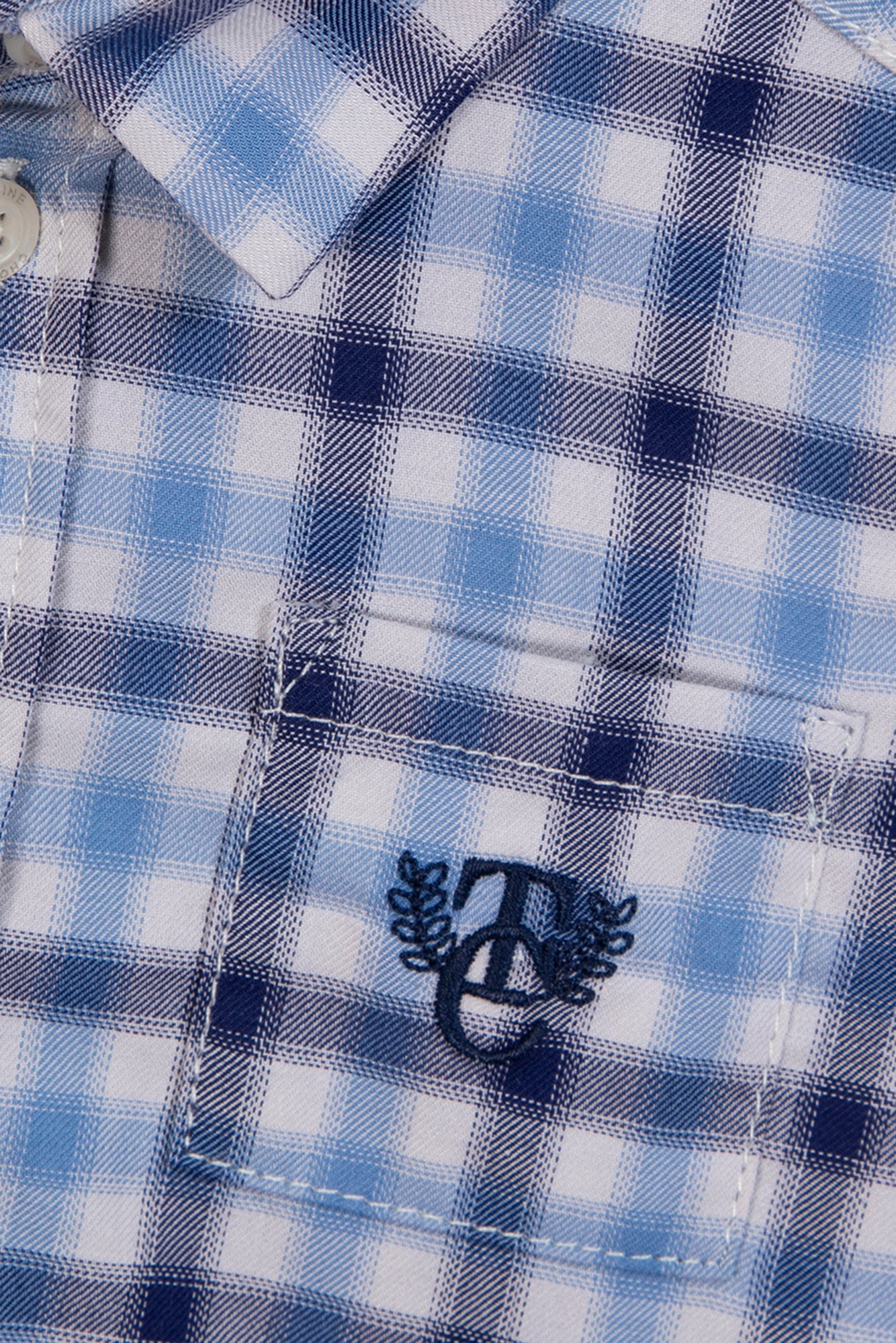 Chemise - Marine à carreaux