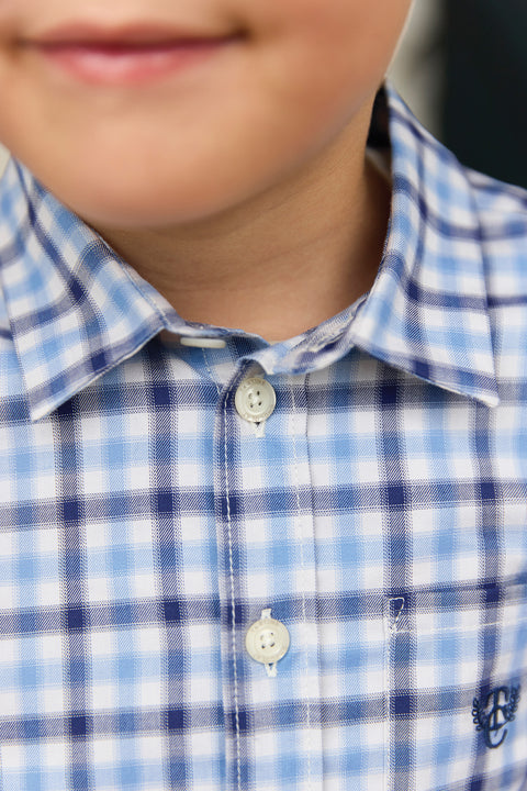 Chemise - Marine à carreaux - Image principale