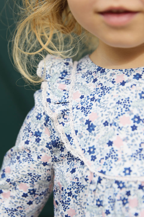 Blouse - Bleuet à petites fleurs - Image principale