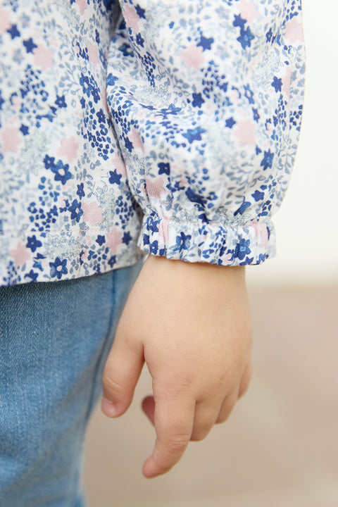 Blouse - Bleuet à petites fleurs - Image principale