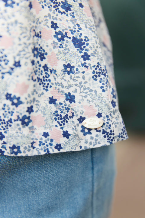 Blouse - Bleuet à petites fleurs - Image principale