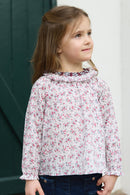 Blouse - Ecru imprimé fleuri