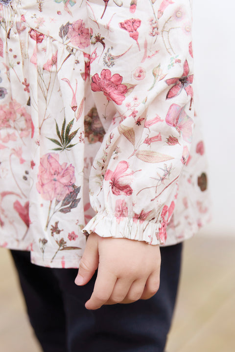 Blouse - Tissu liberty smocké - Image principale