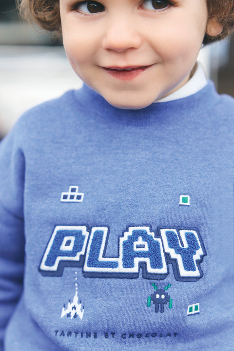 Sweat - Bleu électrique play - Image principale