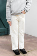 Pantalon - Ecru en velours