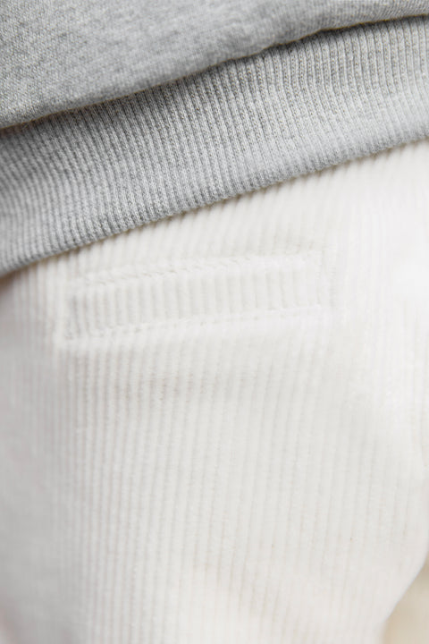 Pantalon - Ecru en velours - Image principale