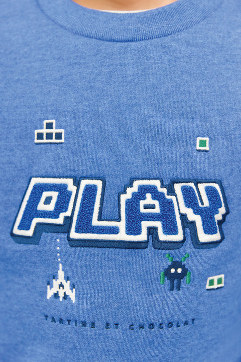 Sweat - Bleu électrique play - Image principale