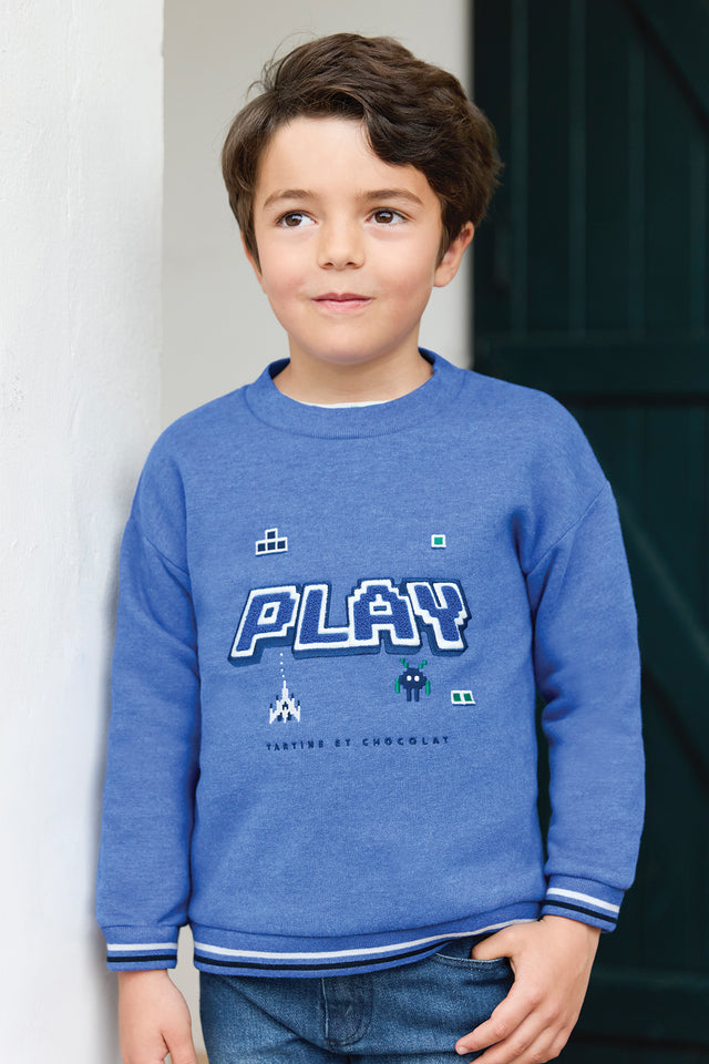 Sweat - Bleu électrique play - Image principale