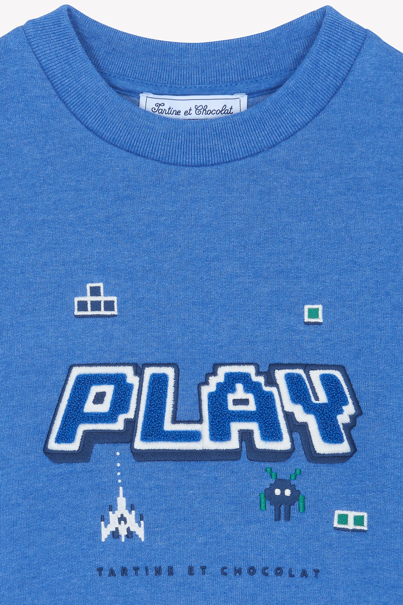 Sweatshirt - Blau Elektrisches Spiel