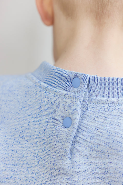 Sweat - Bleu grisé illustration robot - Image principale