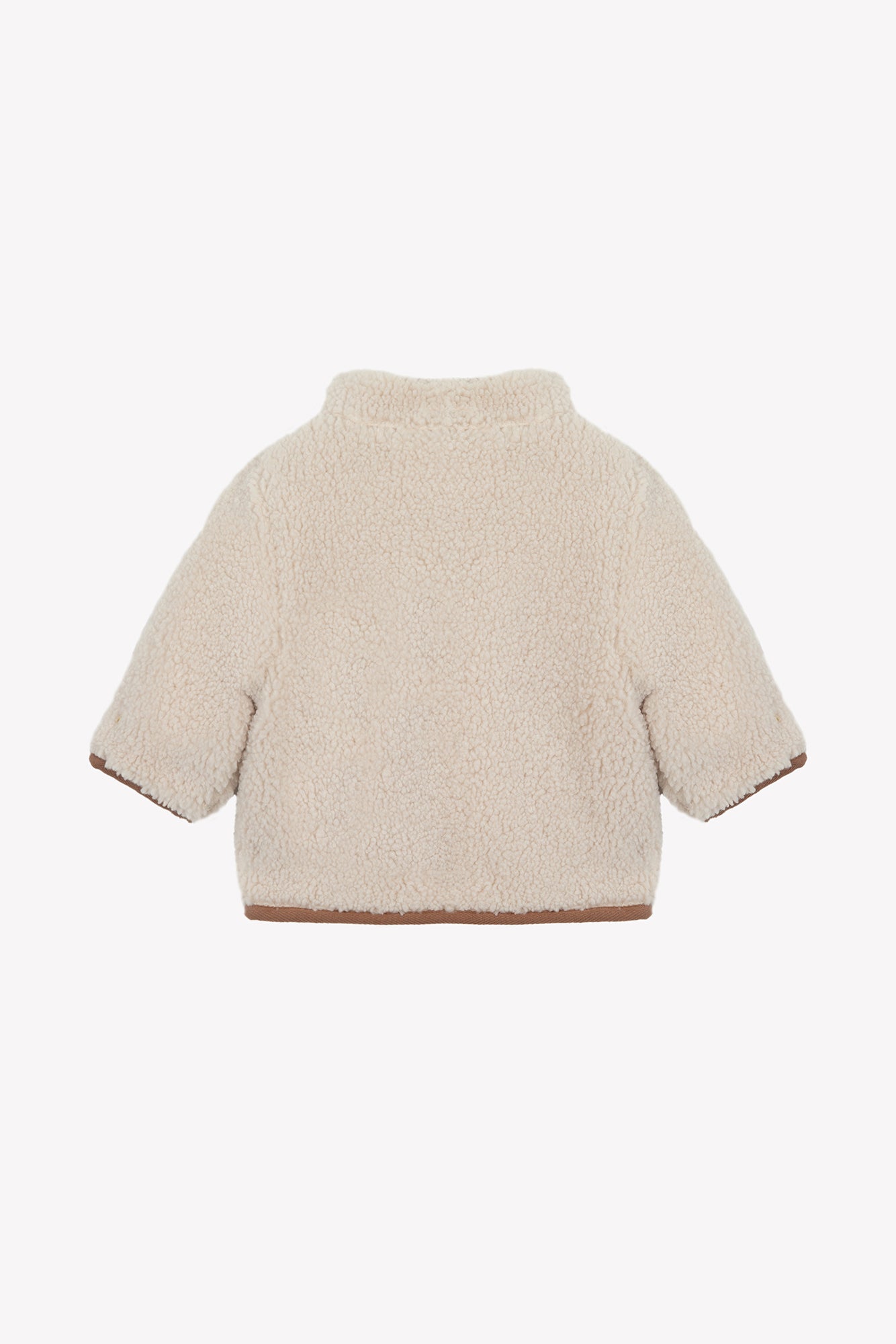 Gilet - Beige imitation fourrure mouton