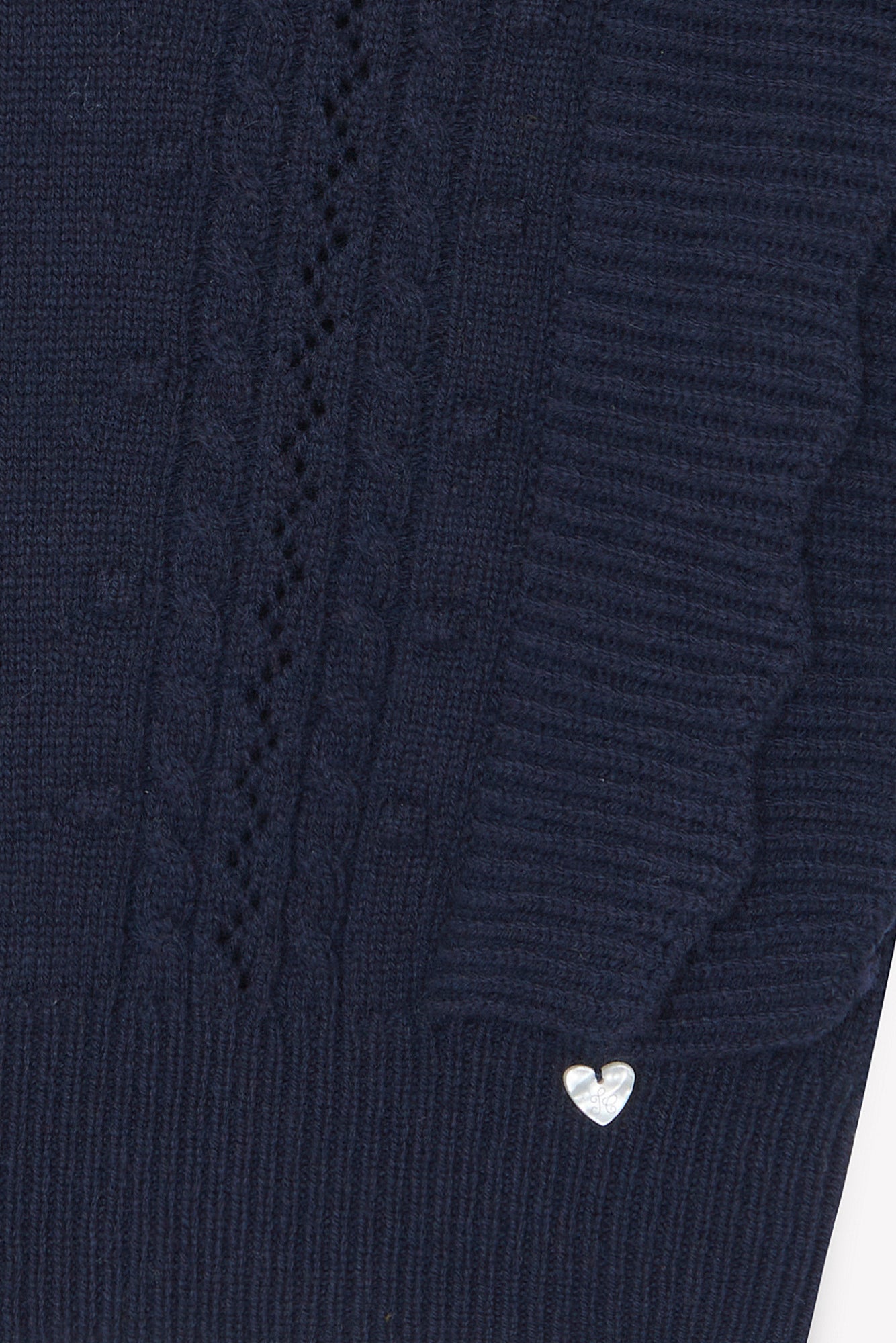 Cardigan - Marine sans manche