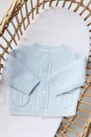 Vest - Blauw heide celestial met zakken