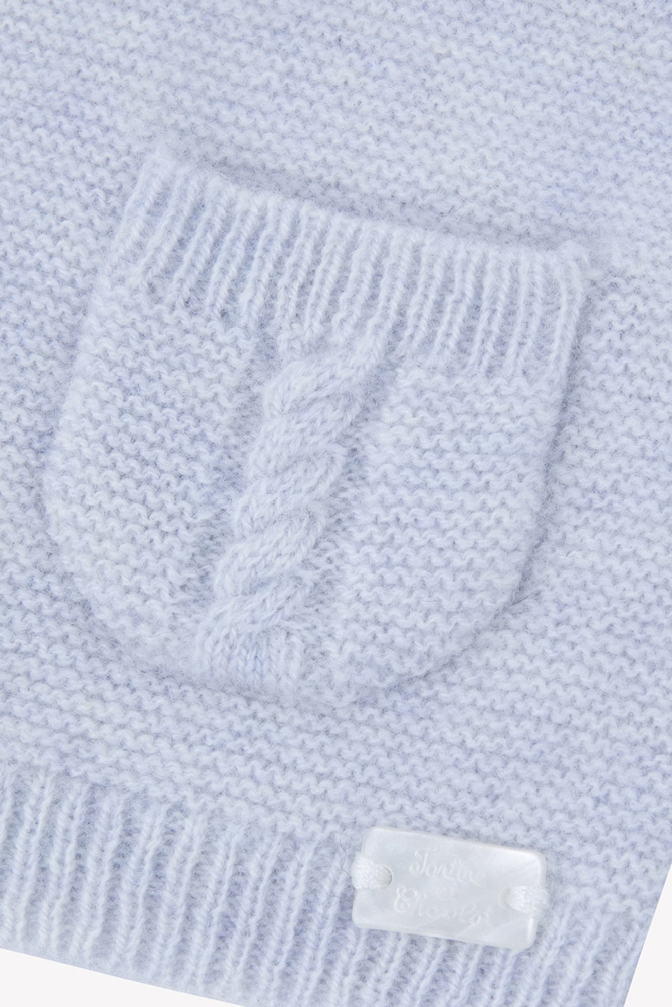 Vest - Blauw heide celestial met zakken