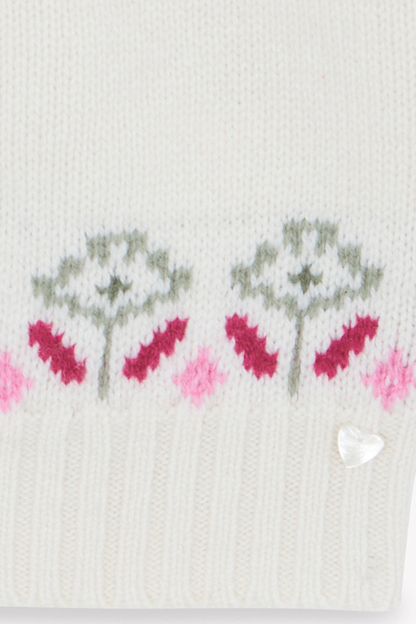 Trui - Ecru patroon jacquard