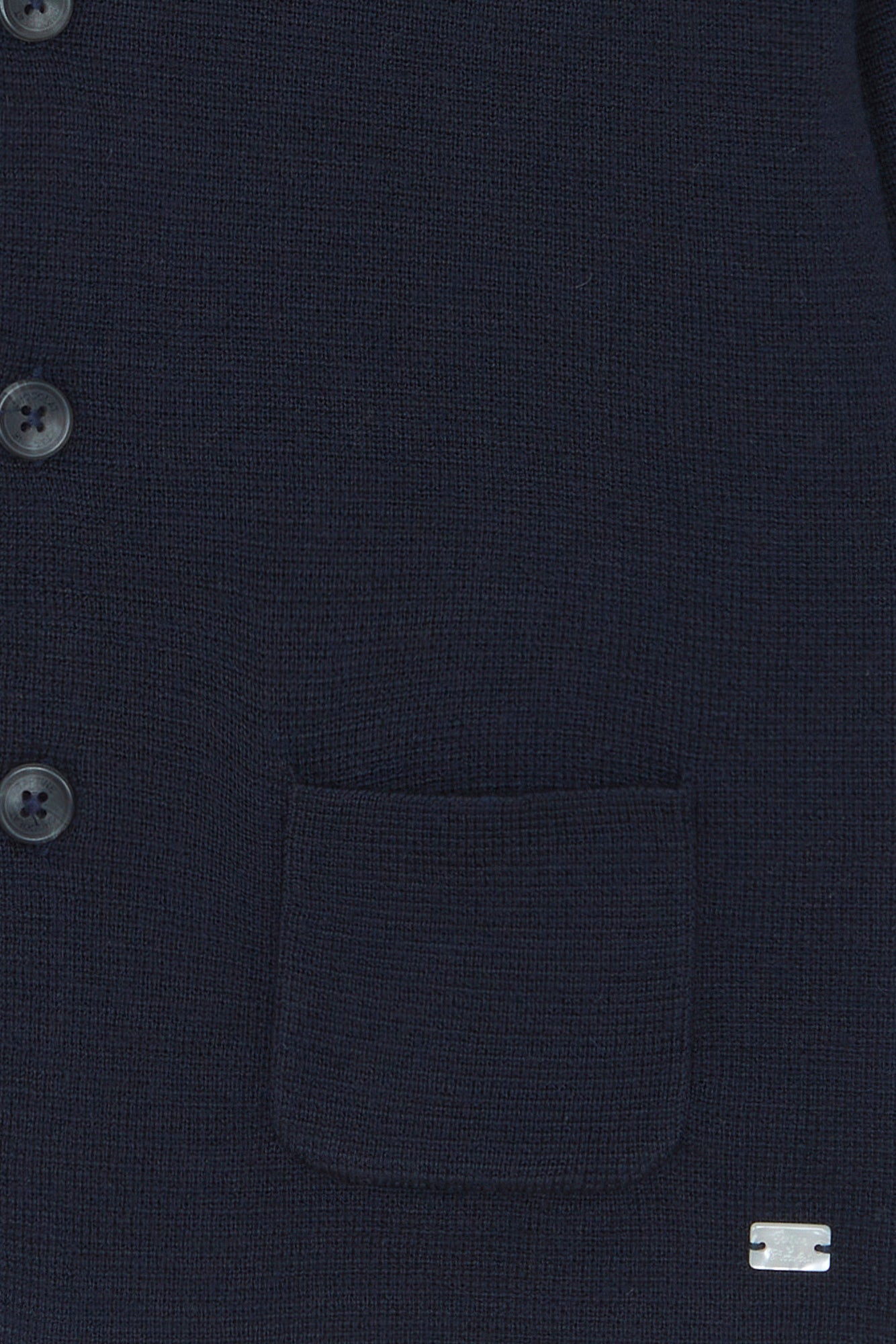 Gilet - Marine maille torsadée