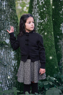 Cardigan - Noir nœuds