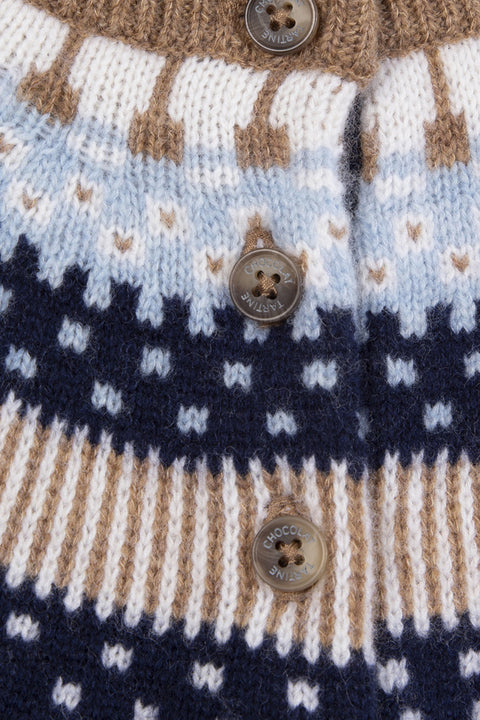 Pull - Marine motif jacquard - Image principale