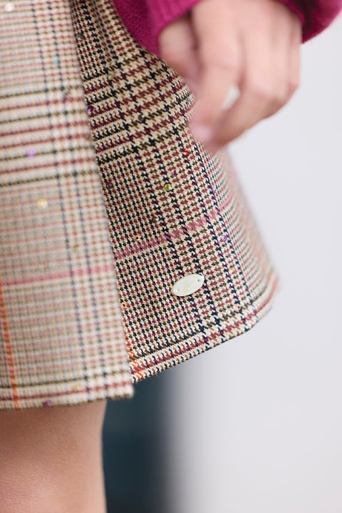 Jupe - Sable à carreaux - Image principale