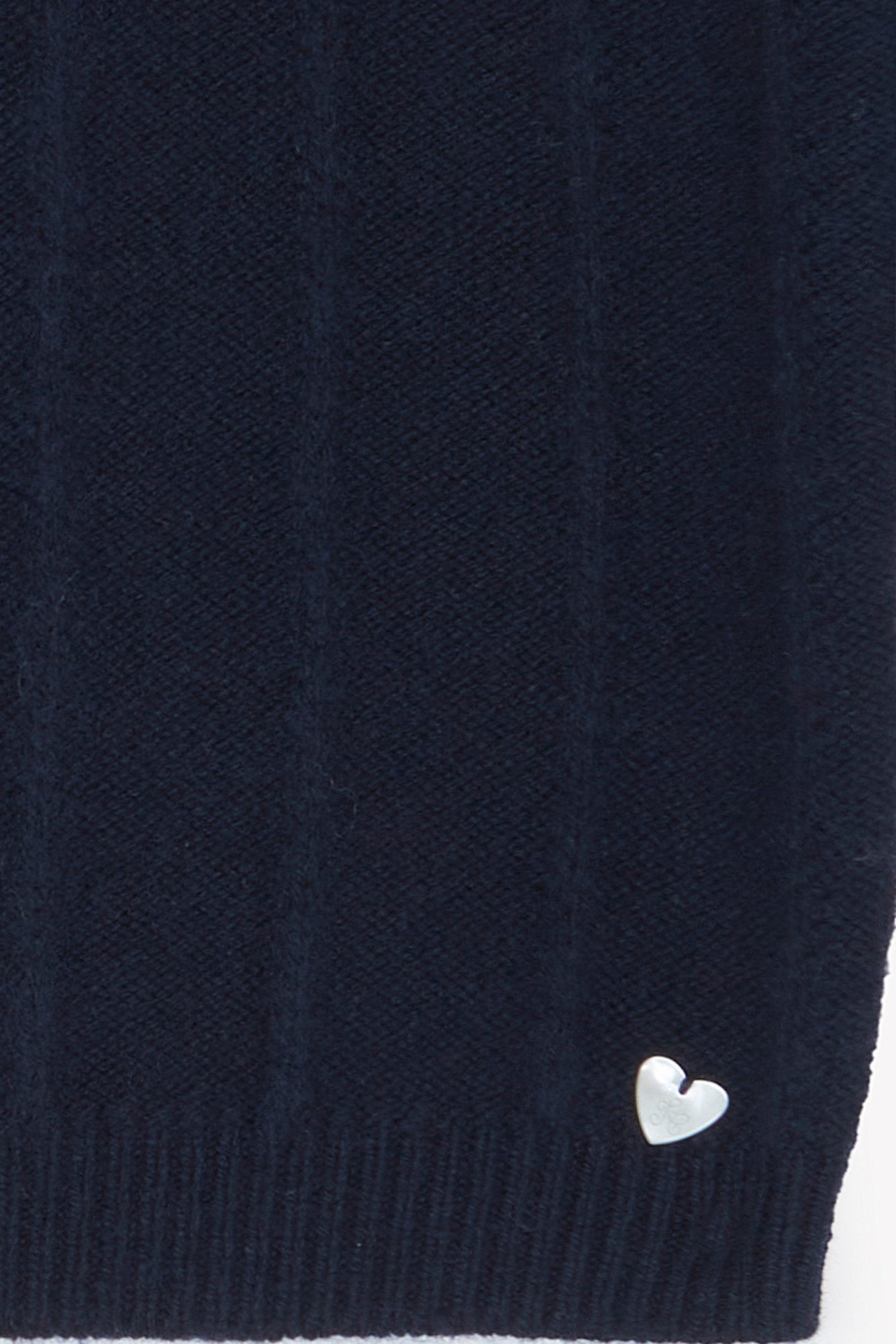 Pull - Marine col volanté