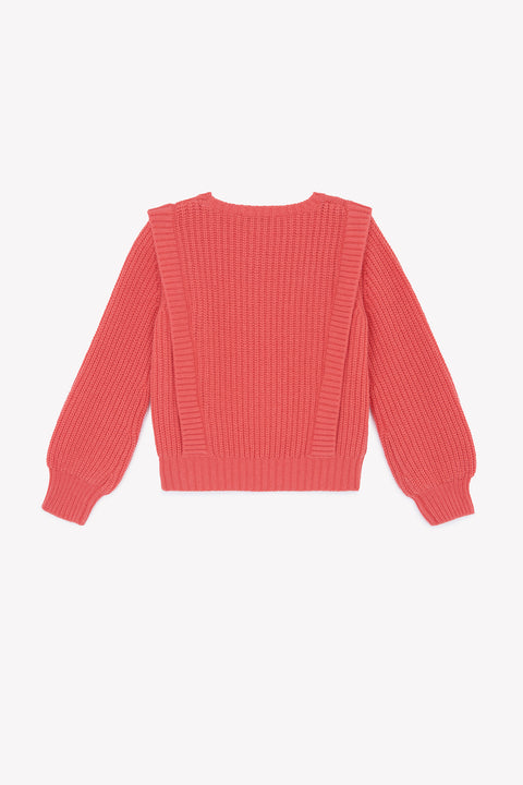 Pull - Praline maille torsadée - Image principale