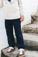 Pantalon - Marine en velours