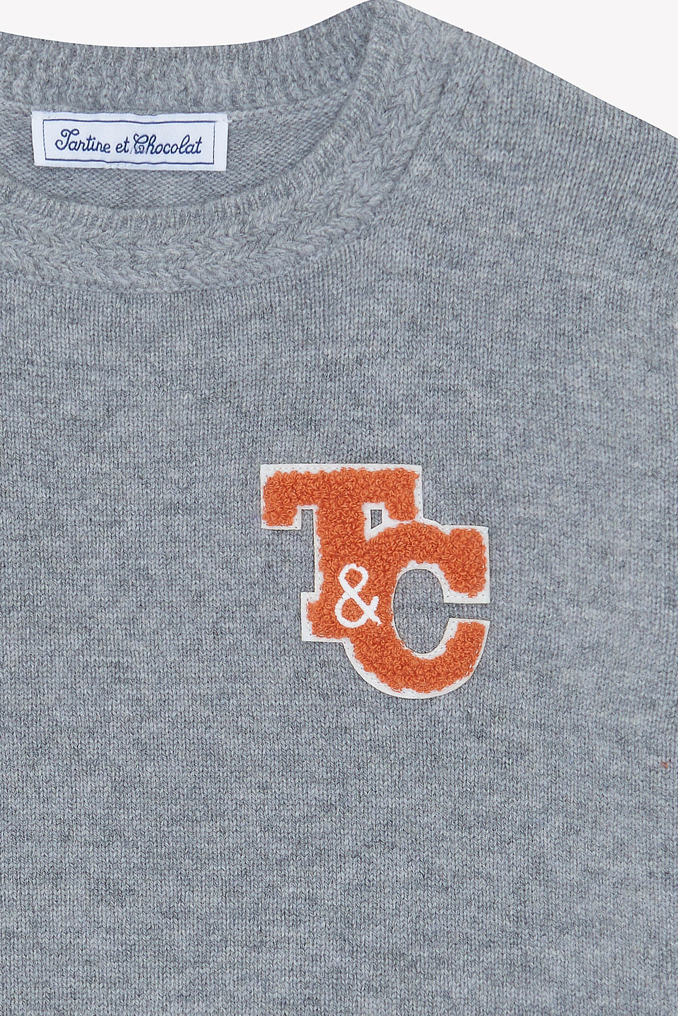 Trui - Grijs China Wol TC handtekening