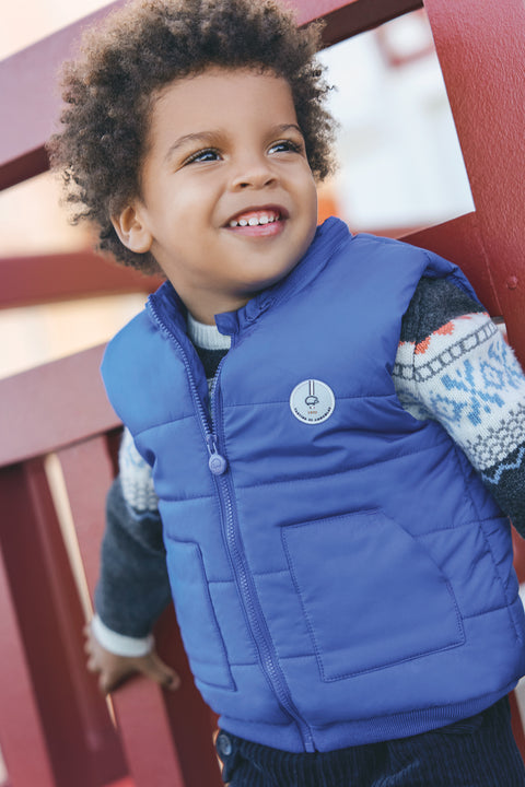 Doudoune - Bleu électrique sans manches - Image principale