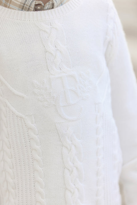 Pull - Ecru signature TC - Image principale