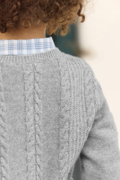 Pull - Gris chiné signature TC - Image principale