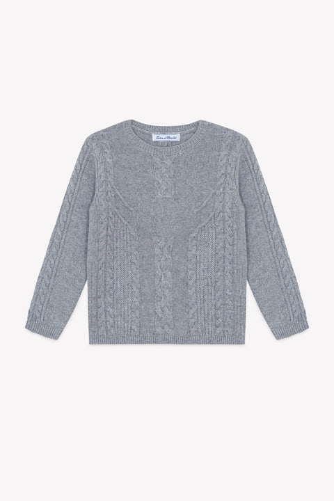 Pull - Gris chiné signature TC - Image principale