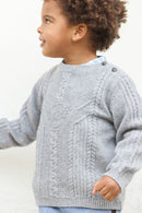 Pull - Gris chiné signature TC