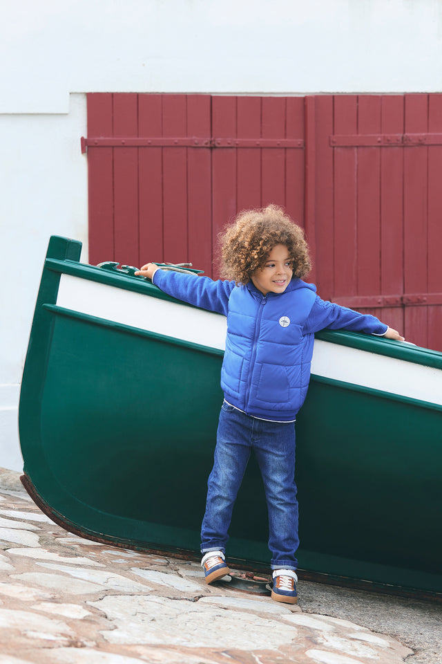 Down jacket - Blue Electric Sleeveless - Image principale