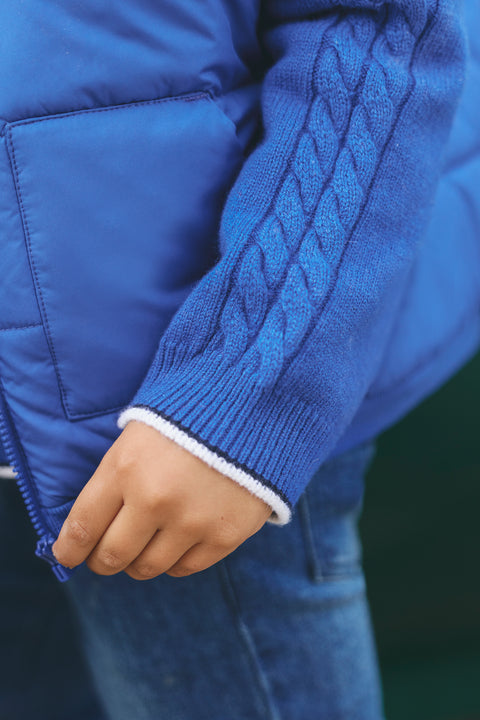 Gilet - Bleu électrique signature TC - Image principale