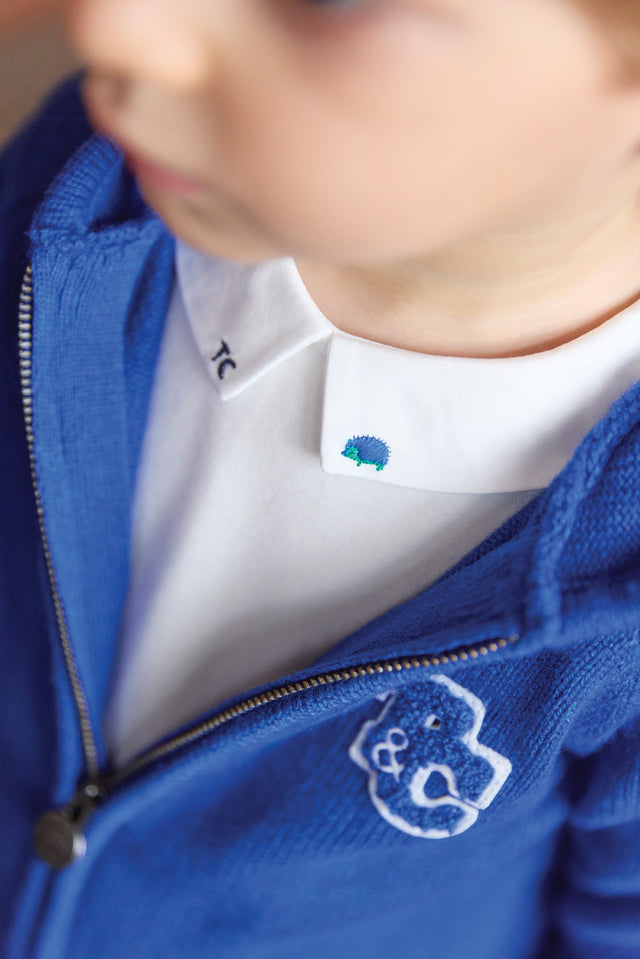 Body - Bleu électrique broderie game on - Image principale