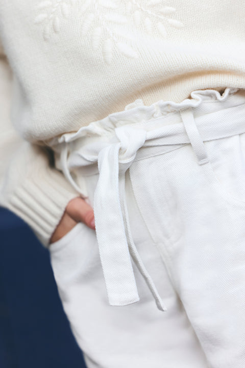 Pantalon - Ivoire nœud - Image principale