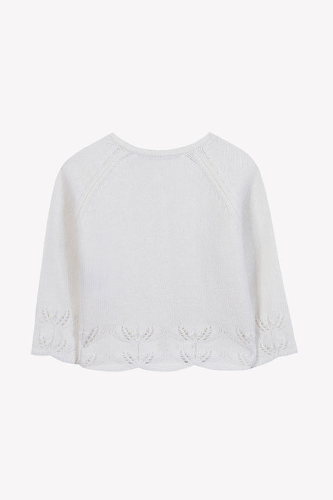 Cardigan - Ecru maille - Image principale