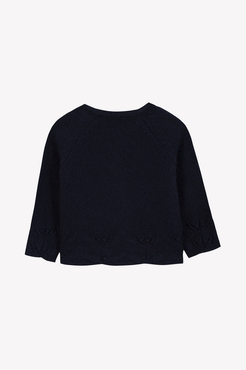 Strickjacke - Marineblau Strickwaren - Image principale