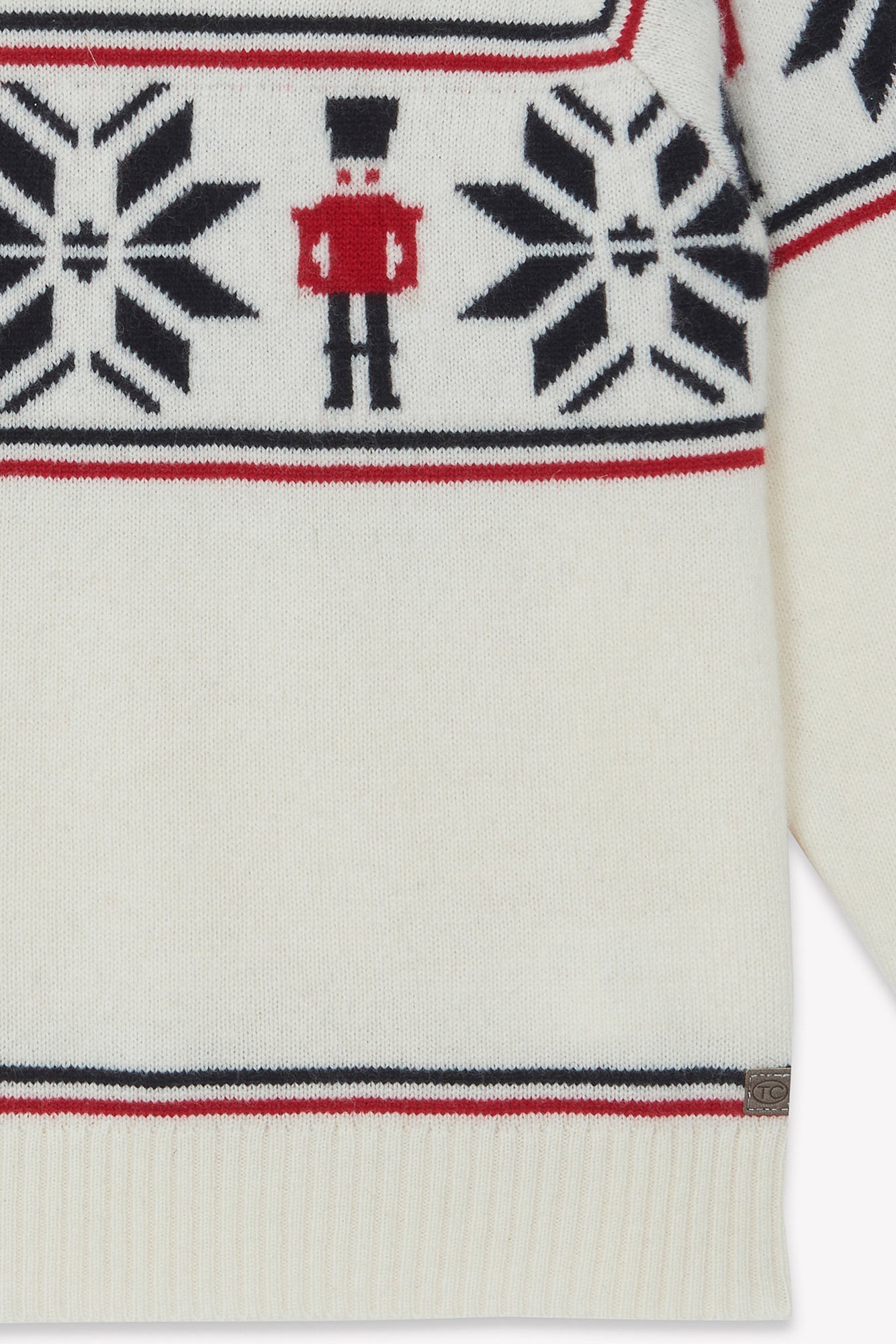 Pull - Ecru casse-noisettes