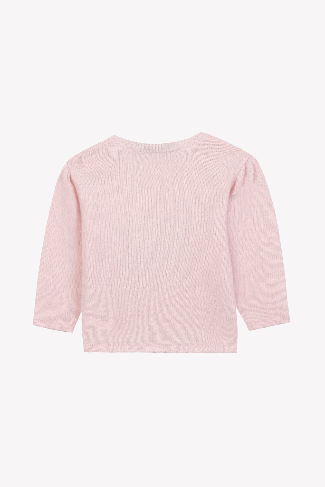 Pull - Rose pâle illustration chat