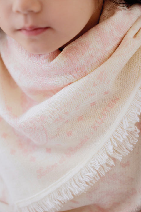 Petit Foulard - Rose pâle Kujten x Tartine et Chocolat - Image principale