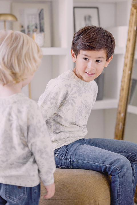 Pull - Gris clair Kujten x Tartine et Chocolat - Image principale