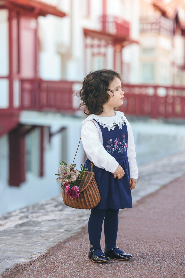 Robe - Marine à bretelles croisées - Image principale