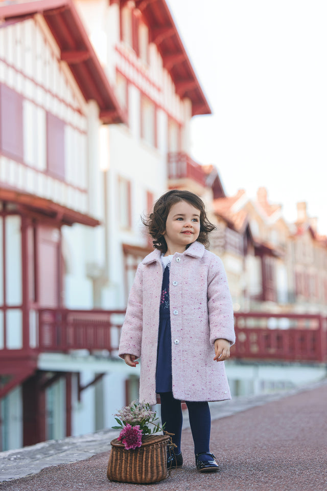 Manteau - Rose pâle en laine - Image principale
