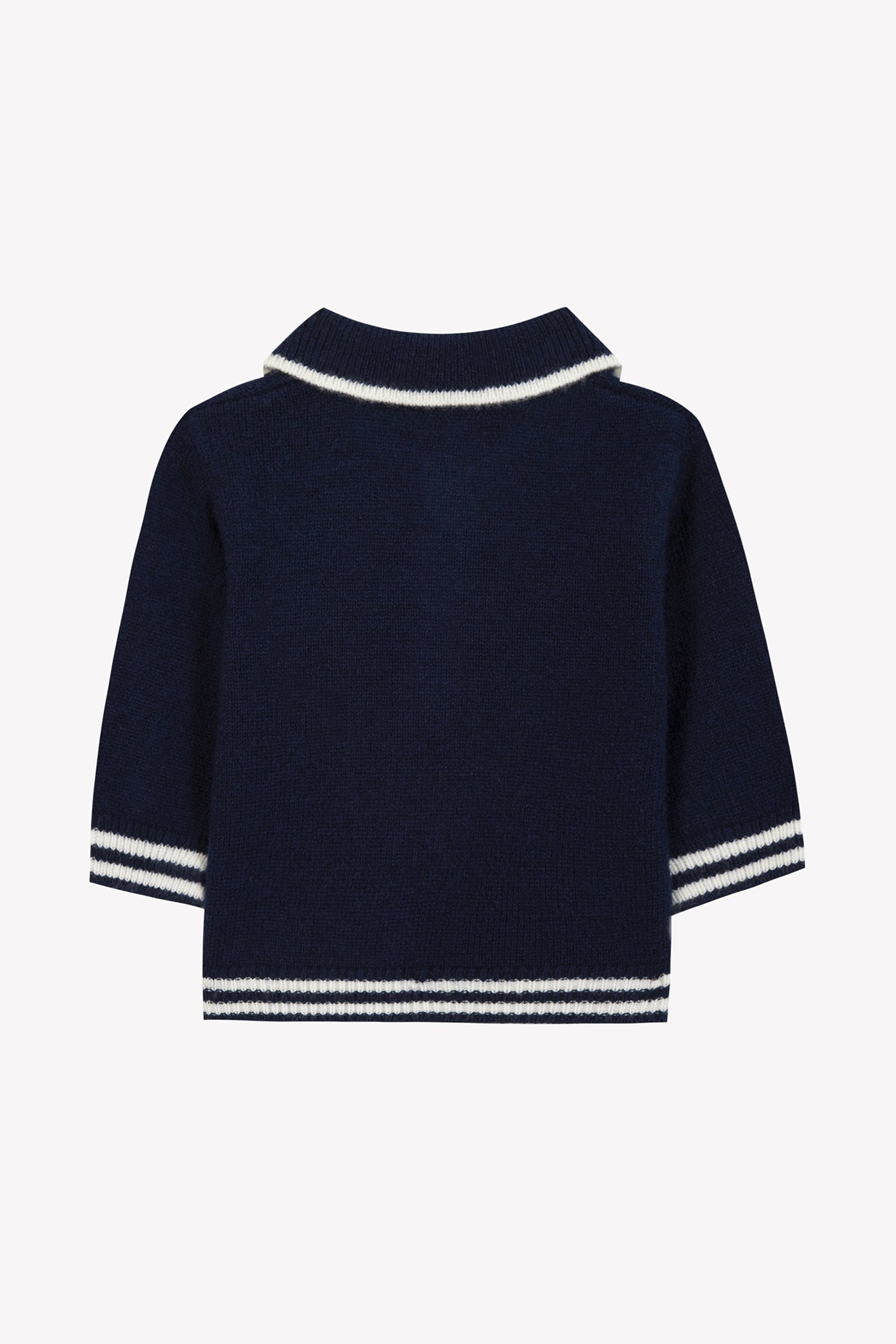 Pull - Marine col pointu