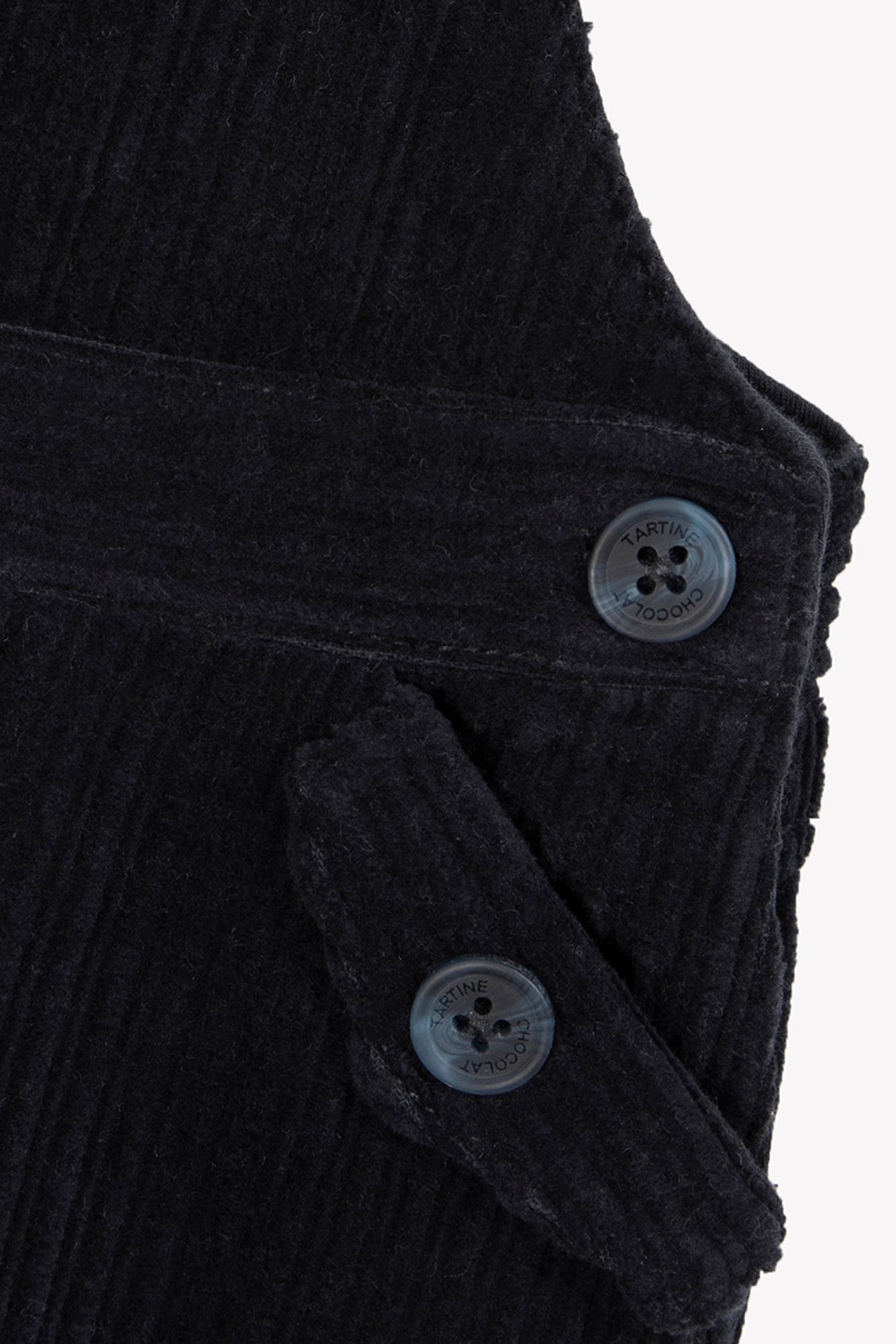 Salopette longue - Marine en velours