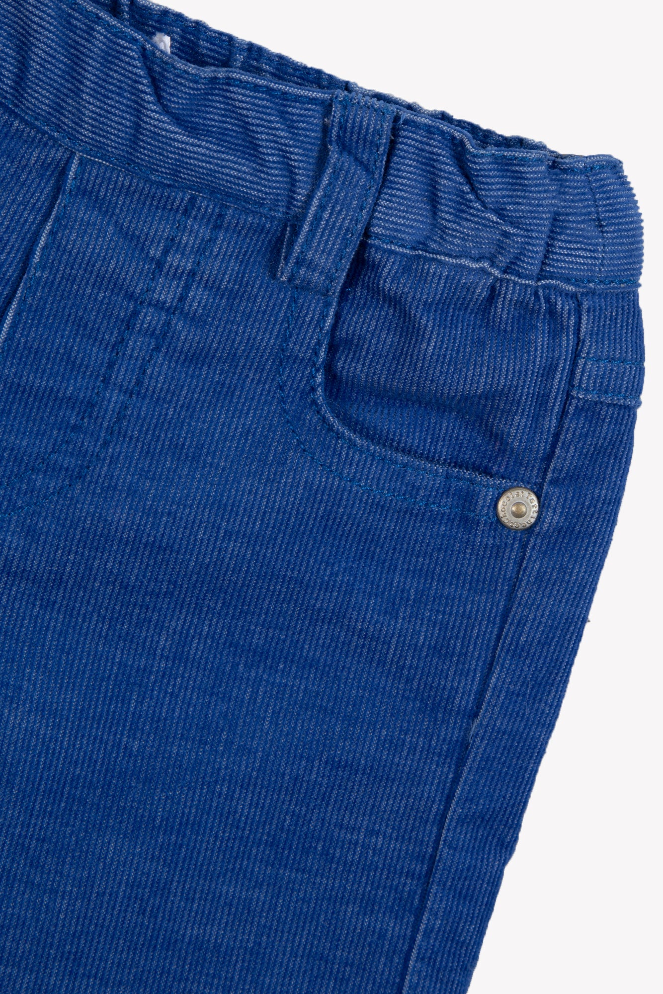 Pantalon - Bleu électrique en velours