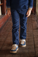 Hose - Marineblau Taschen