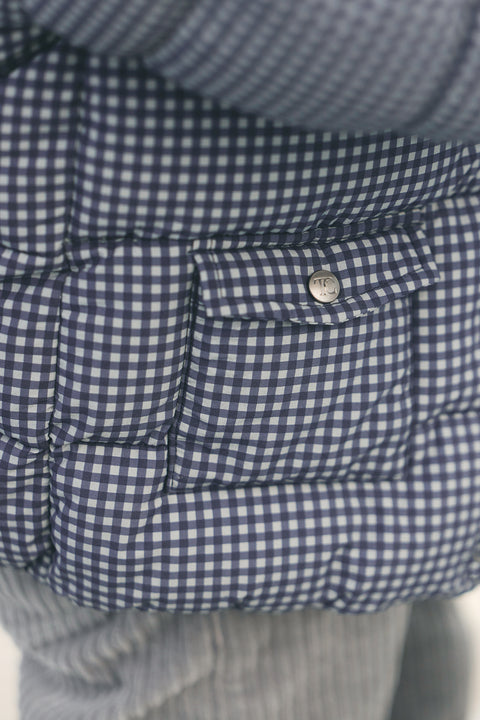 Doudoune - Marine vichy - Image principale