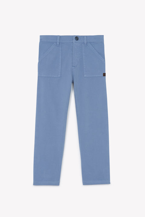 Pantalon - Bleu grisé poches - Image principale